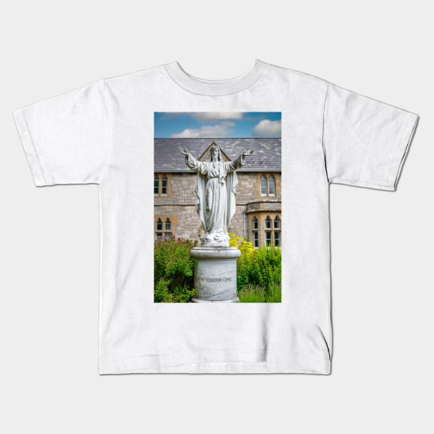 Statue of Christ Kids T-Shirt by Adrian Evans Photography